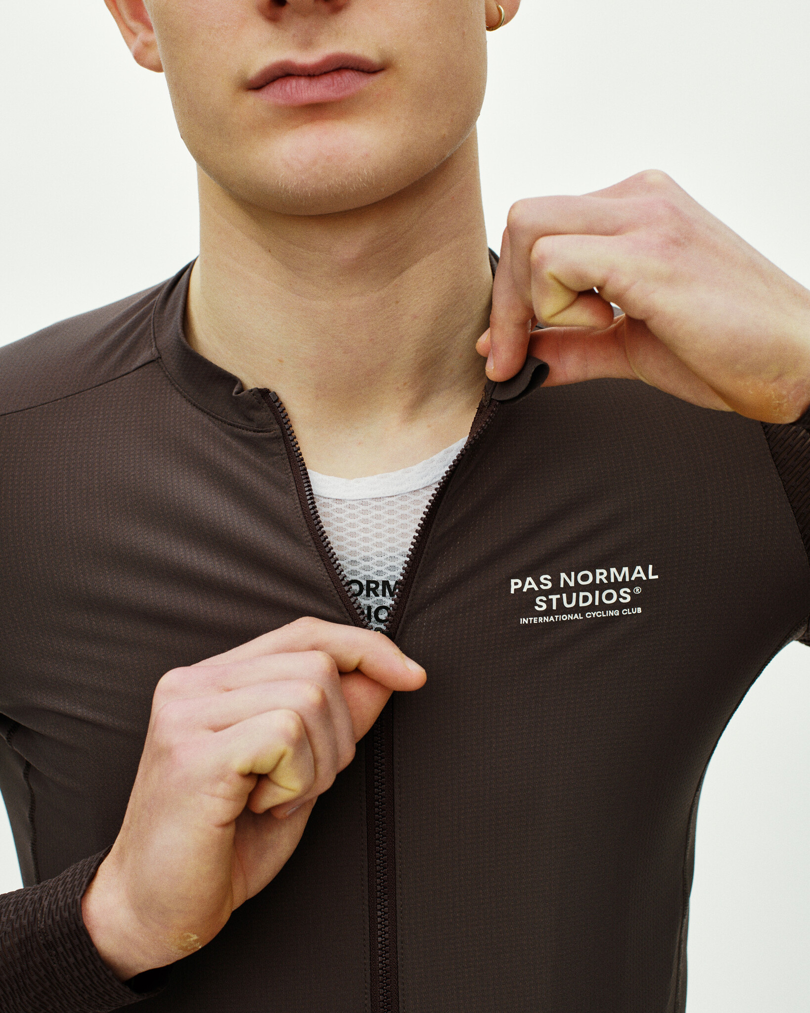 Pas Normal Studios Essential Light Long Sleeve Jersey - Dark Purple