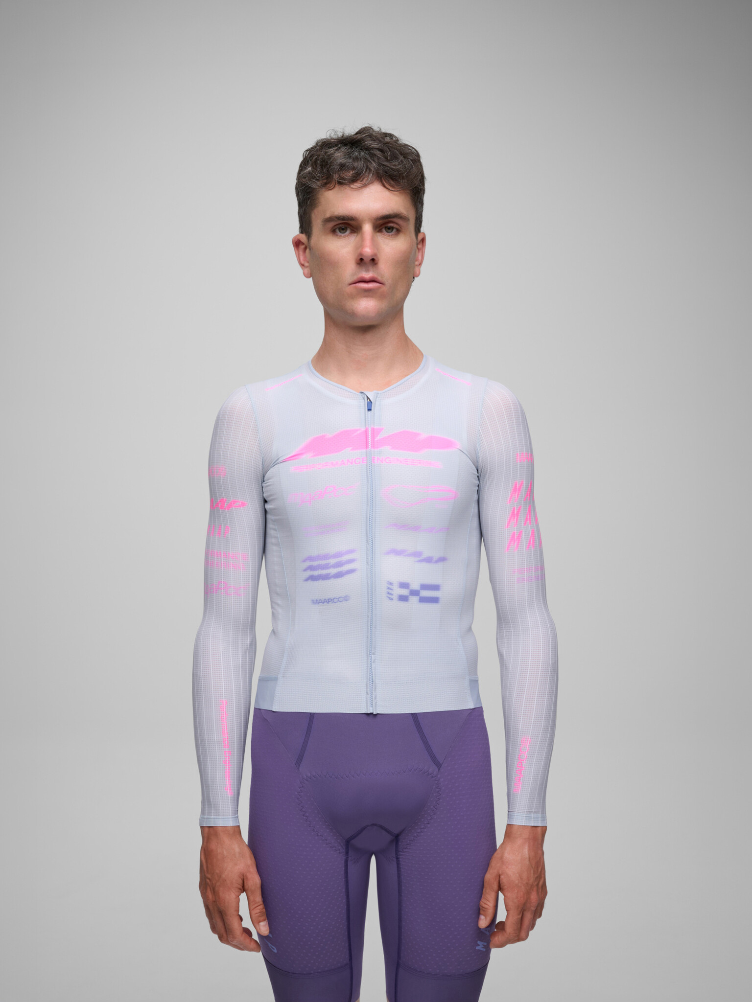 MAAP Beta Pro Aero LS Jersey - Xenon Purple