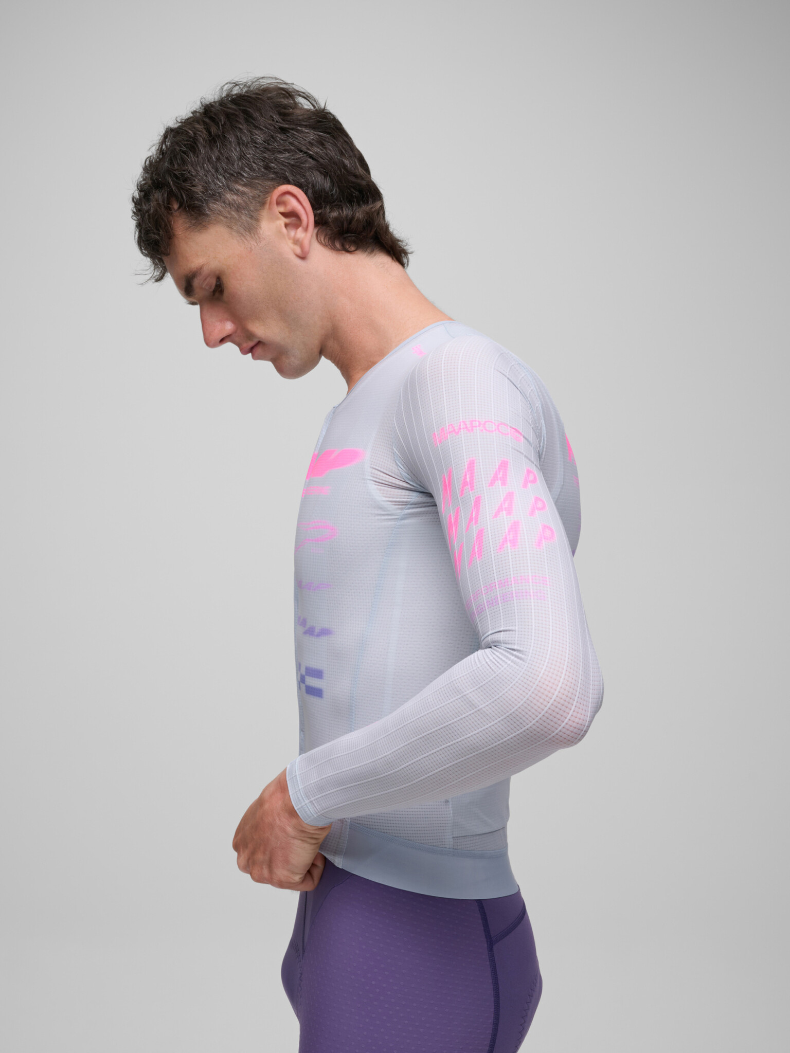 MAAP Beta Pro Aero LS Jersey - Xenon Purple