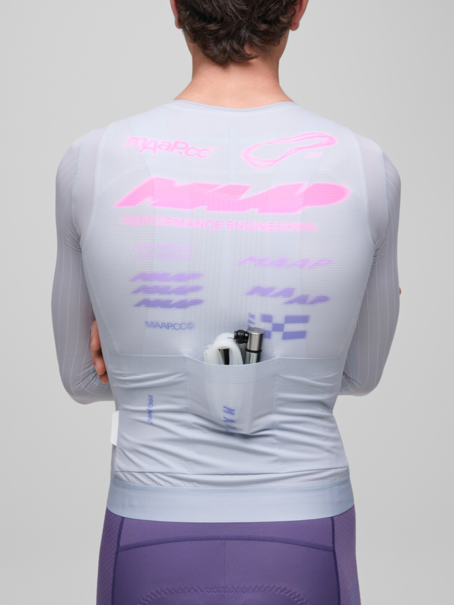 MAAP Beta Pro Aero LS Jersey - Xenon Purple