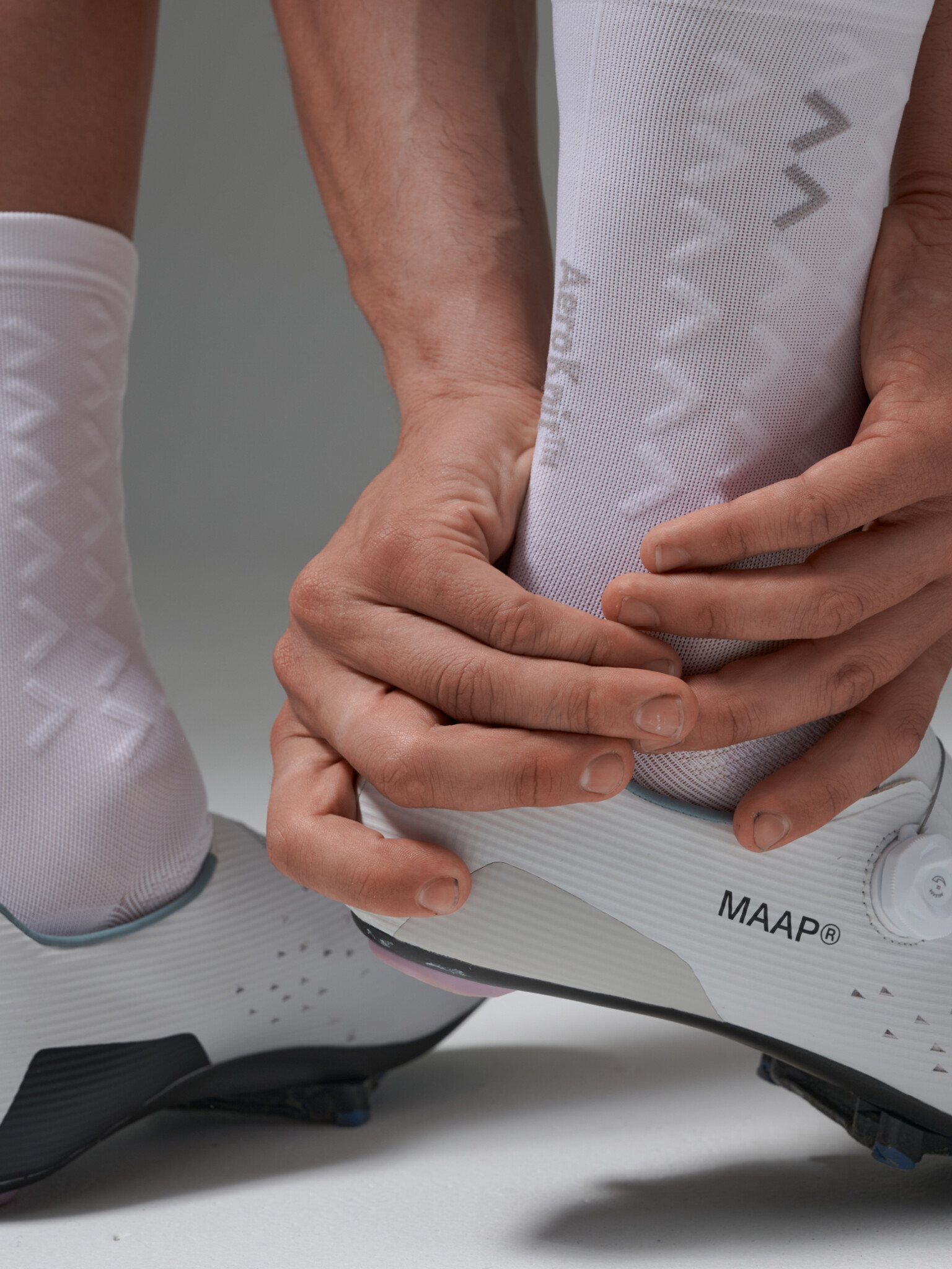 MAAP Pro Aero Knit Sock - White