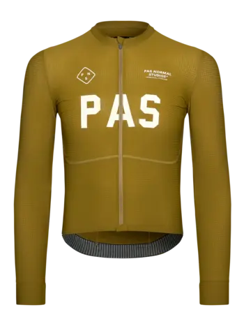 Pas Normal Studios PAS Mechanism Pro Long Sleeve Jersey - Khaki Green