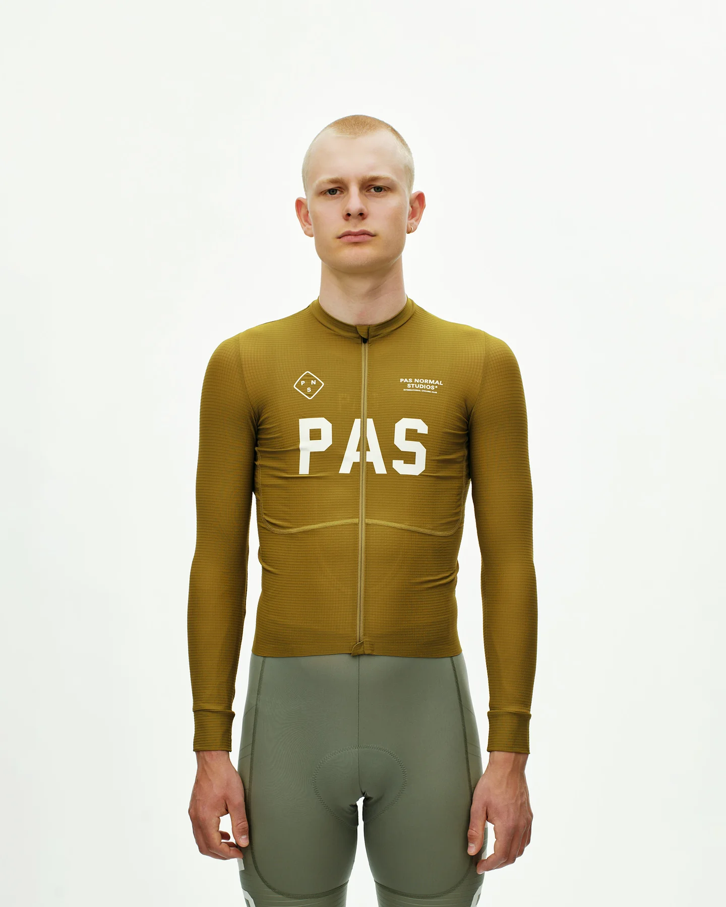 Pas Normal Studios PAS Mechanism Pro Long Sleeve Jersey - Khaki Green