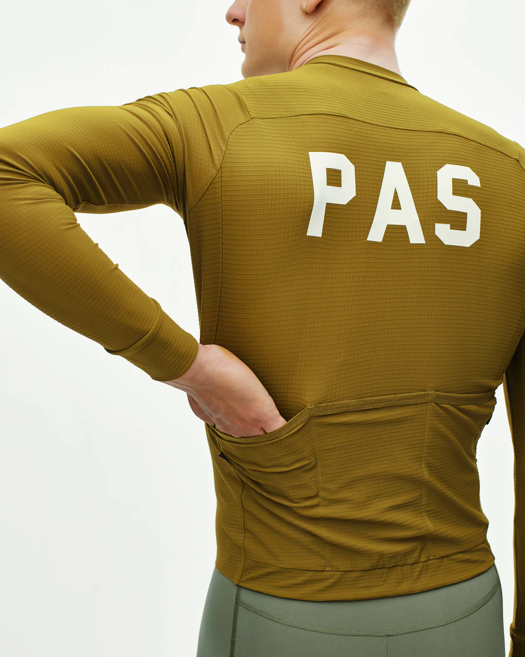 Pas Normal Studios PAS Mechanism Pro Long Sleeve Jersey - Khaki Green