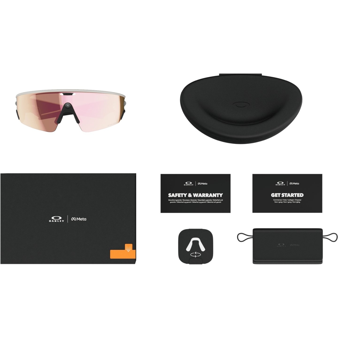 Oakley Meta Vanguard White - Prizm Rose Gold