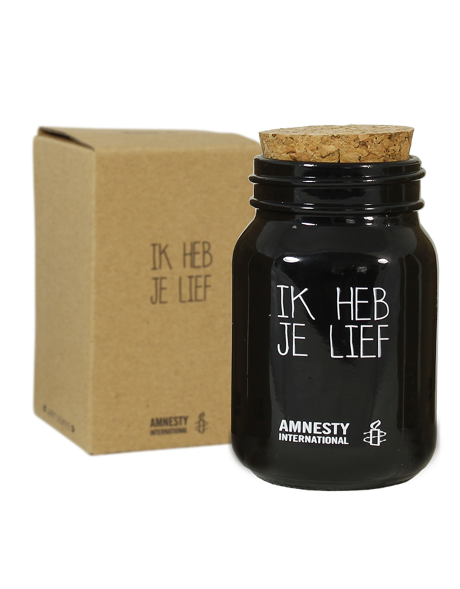 My flame Lifestyle SOJAKAARS | IK HEB JE LIEF | GEUR: WARM CASHMERE |