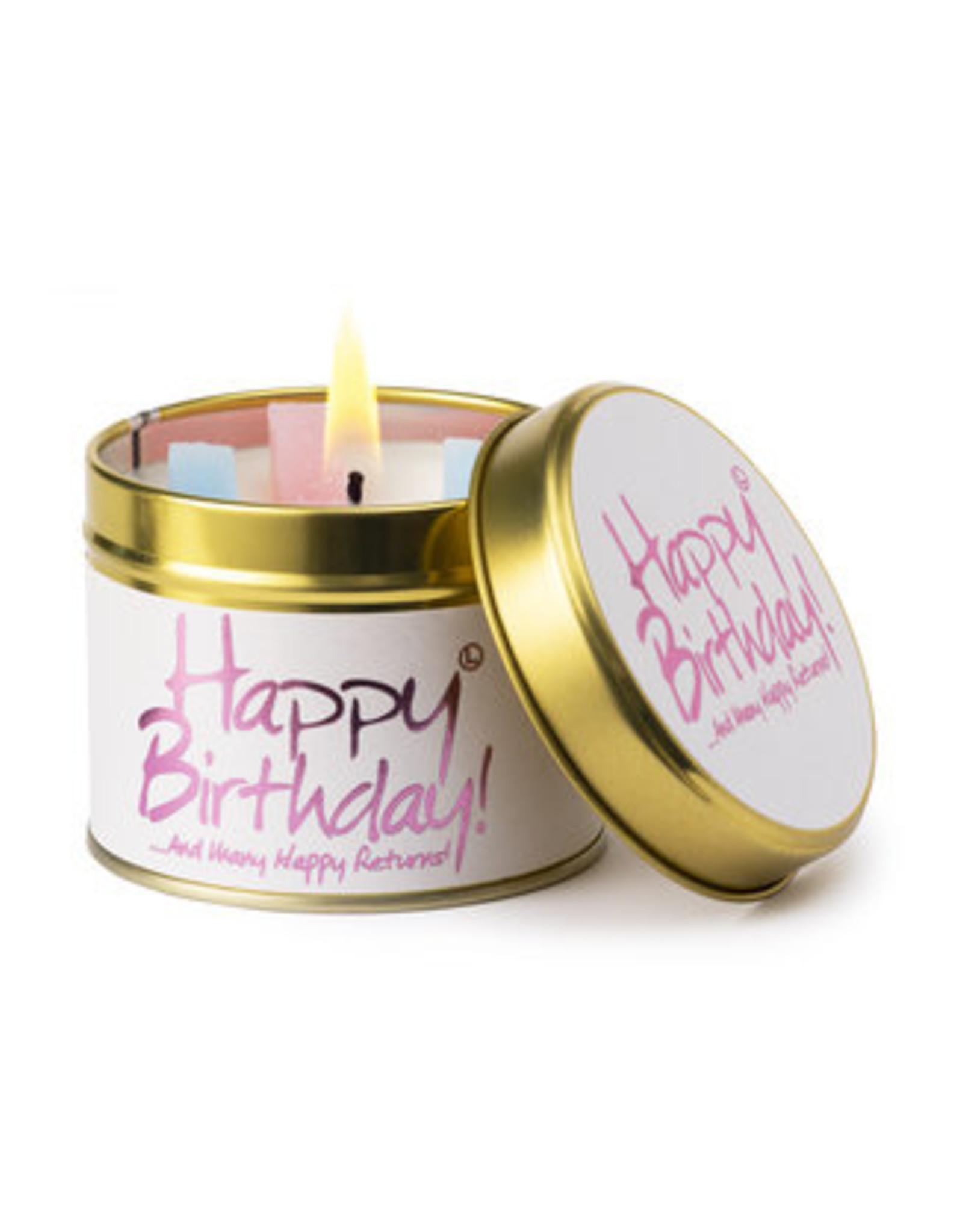 Lily-flame Geurkaarsen Lily Flame | Geurkaars | Happy Birthday
