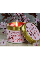 Lily-flame Geurkaarsen Geurkaars | Lily Flame  | World's Greatest Mum Lily-flame Geurkaarsen Geurkaars | Lily Flame  | World's Greatest Mum