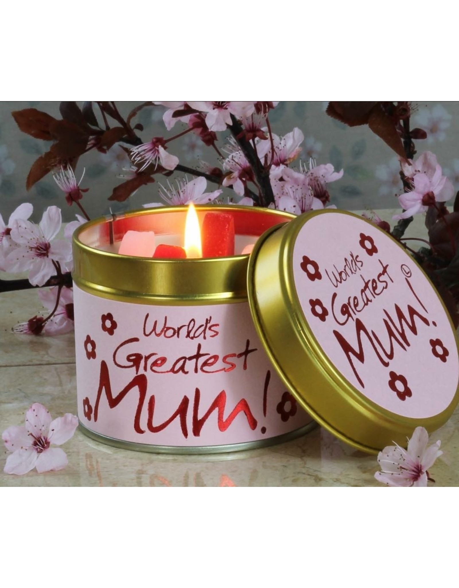 Lily-flame Geurkaarsen Geurkaars | Lily Flame  | World's Greatest Mum