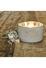 My flame Lifestyle SOJAKAARS MET HOUTEN LONT | YOU ARE A DIAMOND | GEUR : AMBER'S SECRET