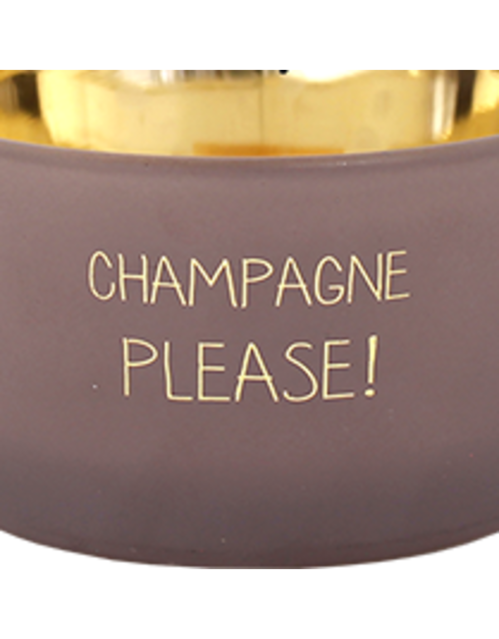 My flame Lifestyle SOJAKAARS MET HOUTEN LONT| CHAMPAGNE PLEASE |  GEUR : FIG'S DELIGHT