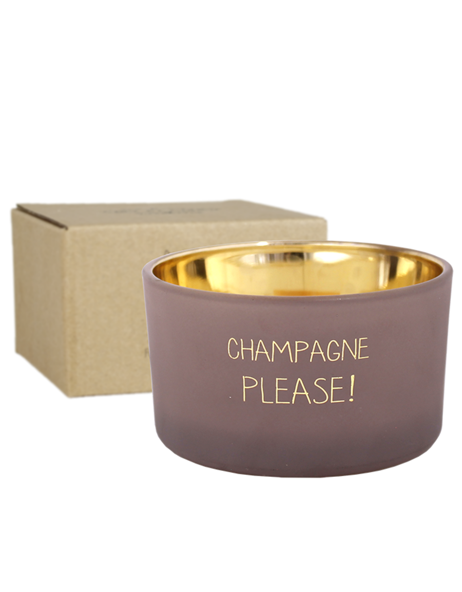 My flame Lifestyle SOJAKAARS MET HOUTEN LONT| CHAMPAGNE PLEASE |  GEUR : FIG'S DELIGHT