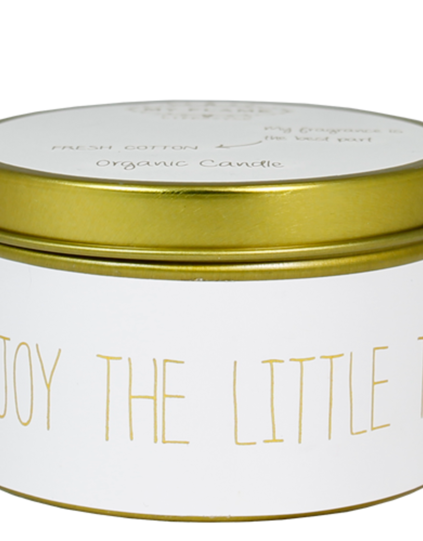 My flame Lifestyle SOJAKAARS – ENJOY THE LITTLE THINGS – GEUR: FRESH COTTON