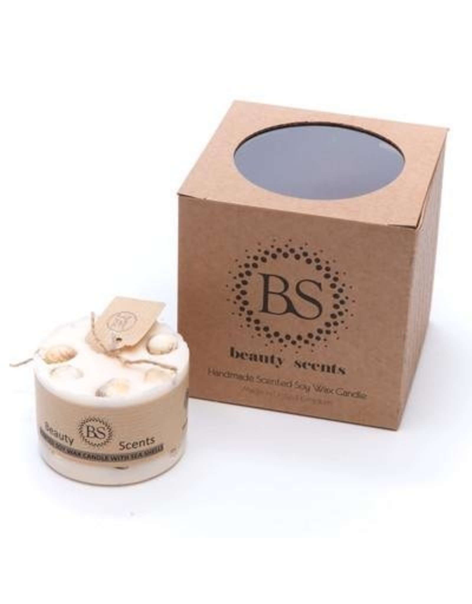 Beauty Scents geurkaarsen Geurkaars met schelpen | Beauty Scents