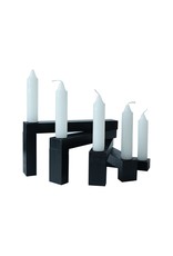 Leeff Candle holder Coen | Zwart | Leeff Leeff Candle holder Coen | Zwart | Leeff
