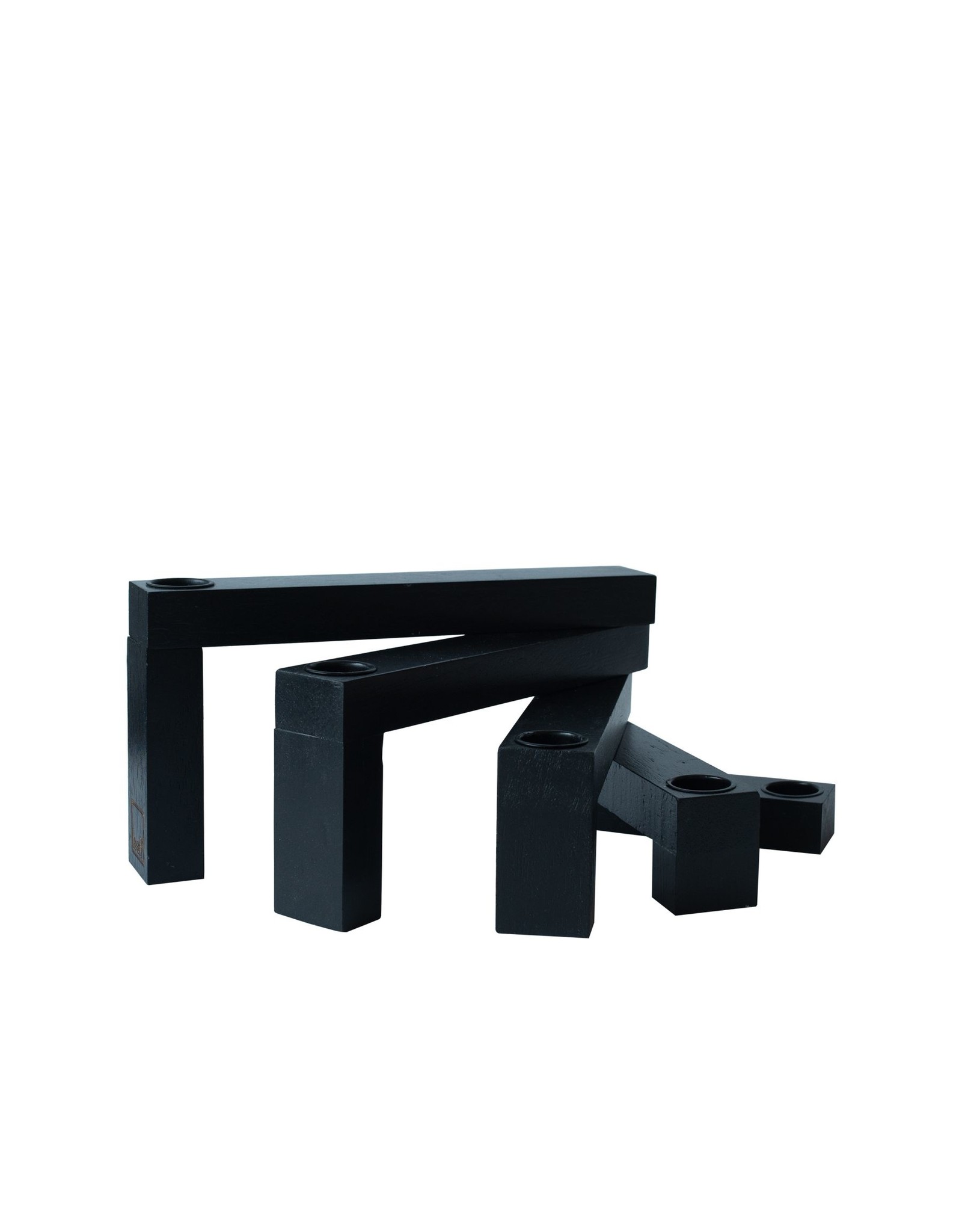 Leeff Candle holder Coen | Zwart | Leeff