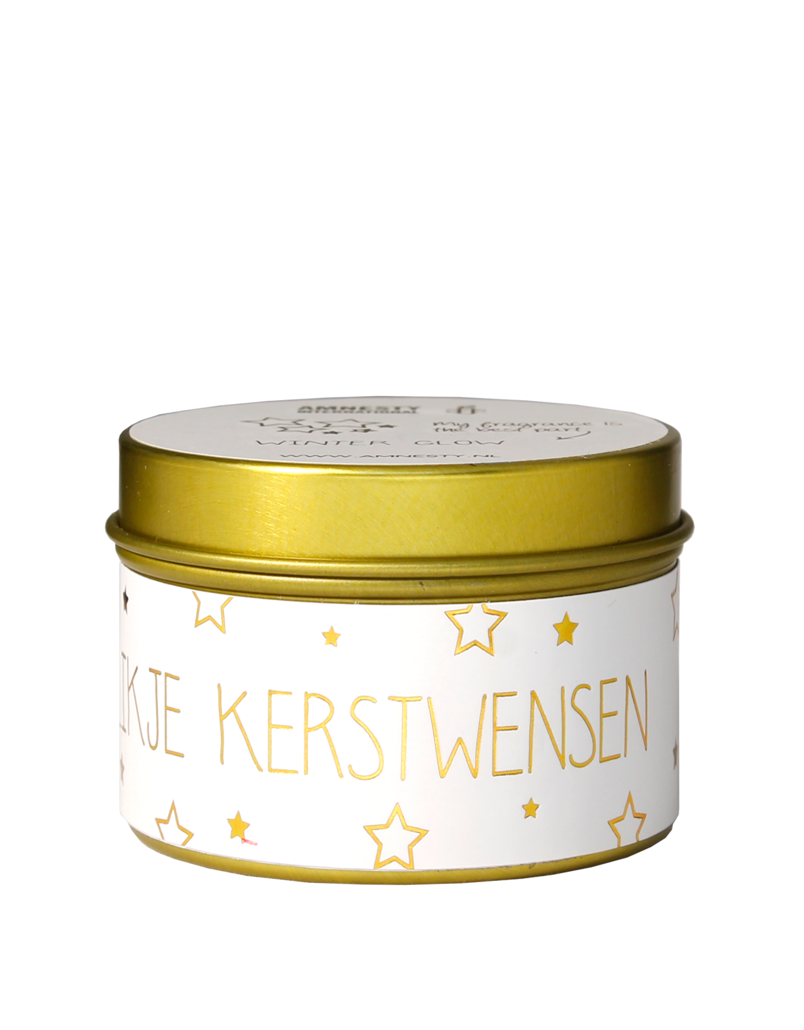 My flame Lifestyle Sojakaars | Kerstwensen | Geur : Winter Glow  | wit