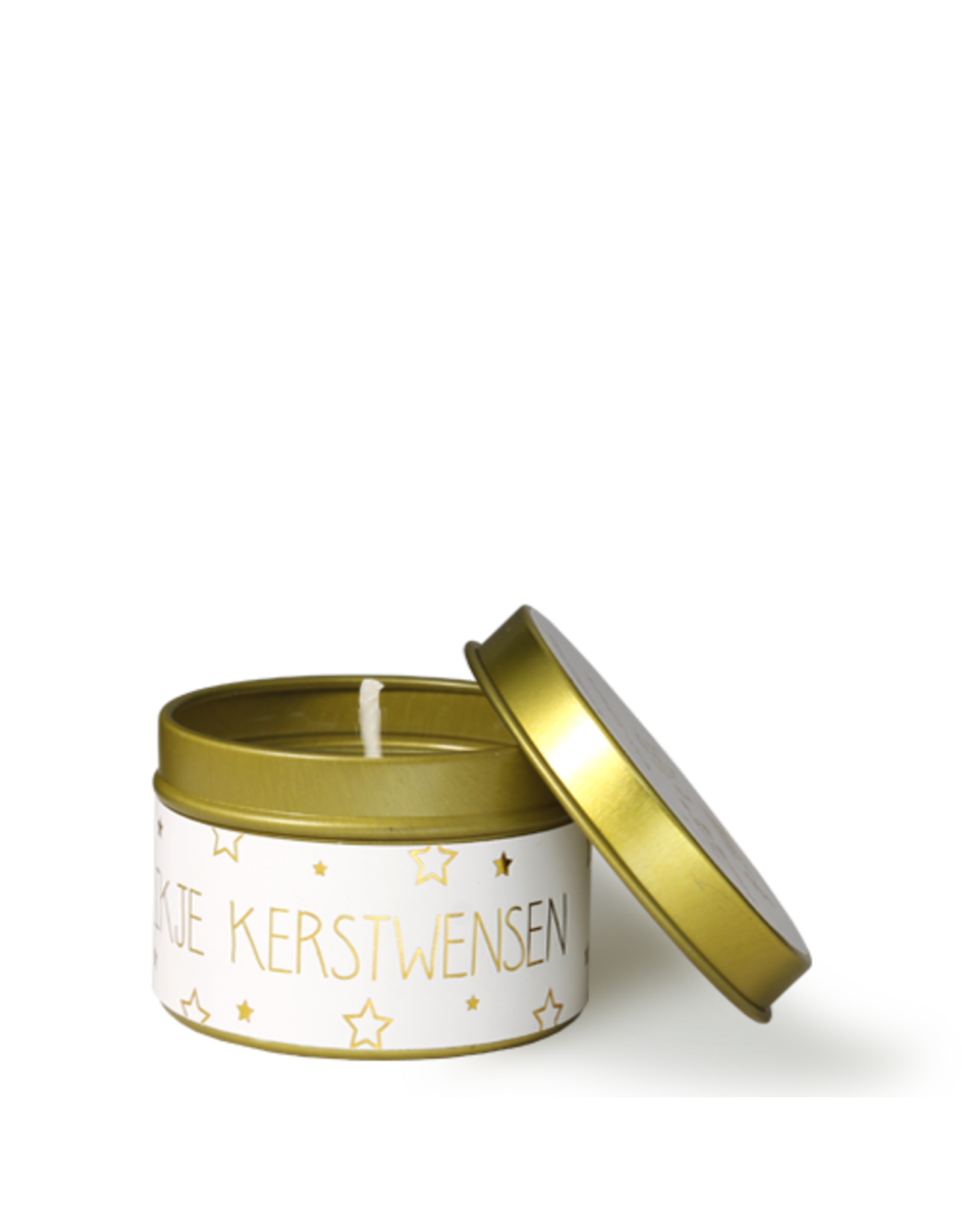 My flame Lifestyle Sojakaars | Kerstwensen | Geur : Winter Glow  | wit