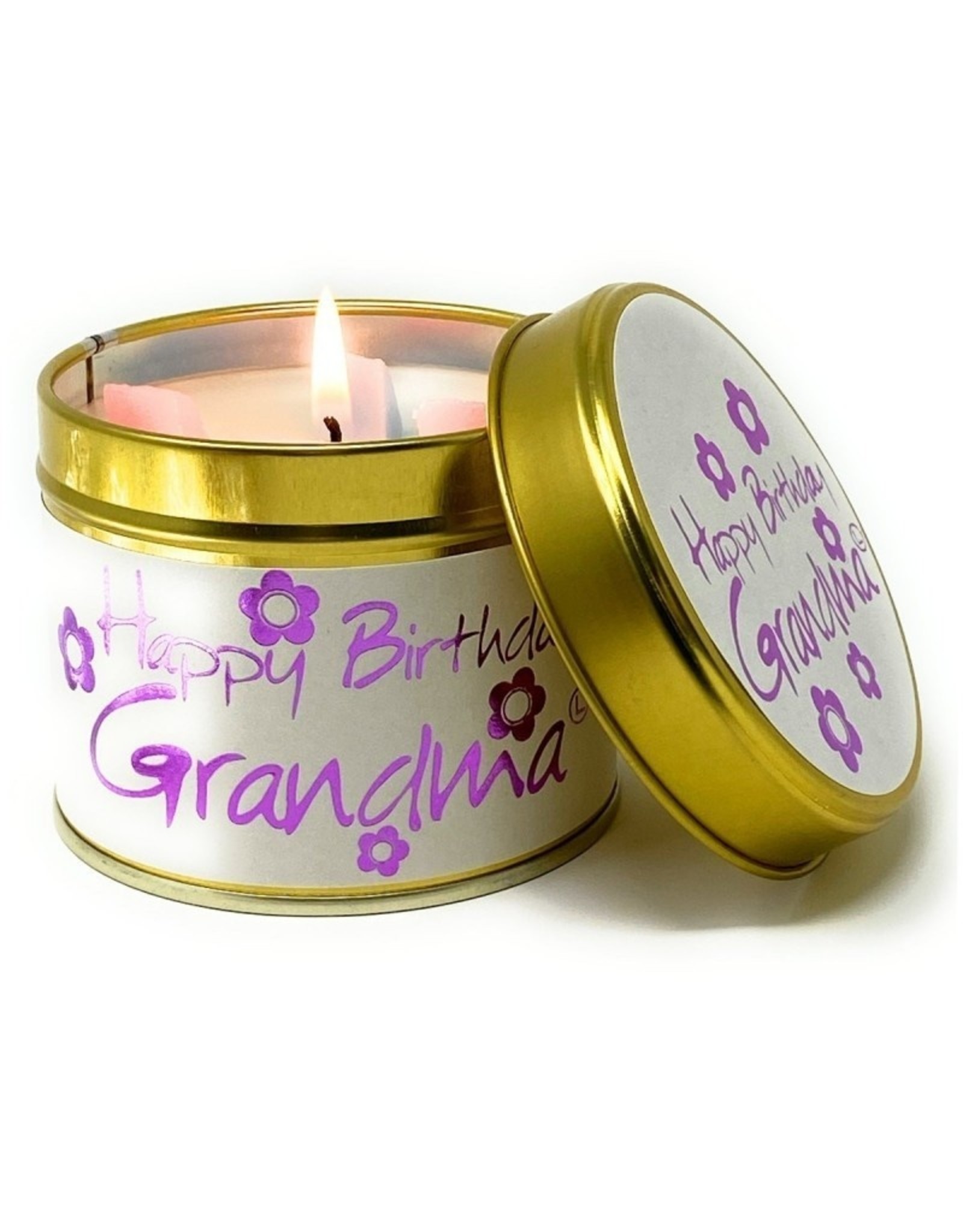 Lily-flame Geurkaarsen Geurkaars | Lily Flame  | Happy Birthday Grandma