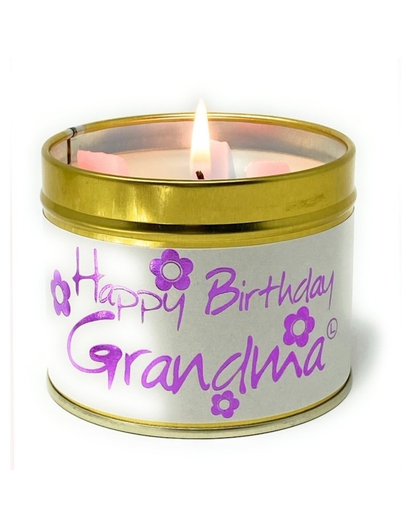 Lily-flame Geurkaarsen Geurkaars | Lily Flame  | Happy Birthday Grandma