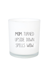 My flame Lifestyle Sojakaars met houten lont  | MOM  turned  upside down spells WOW | Fresh Cotton