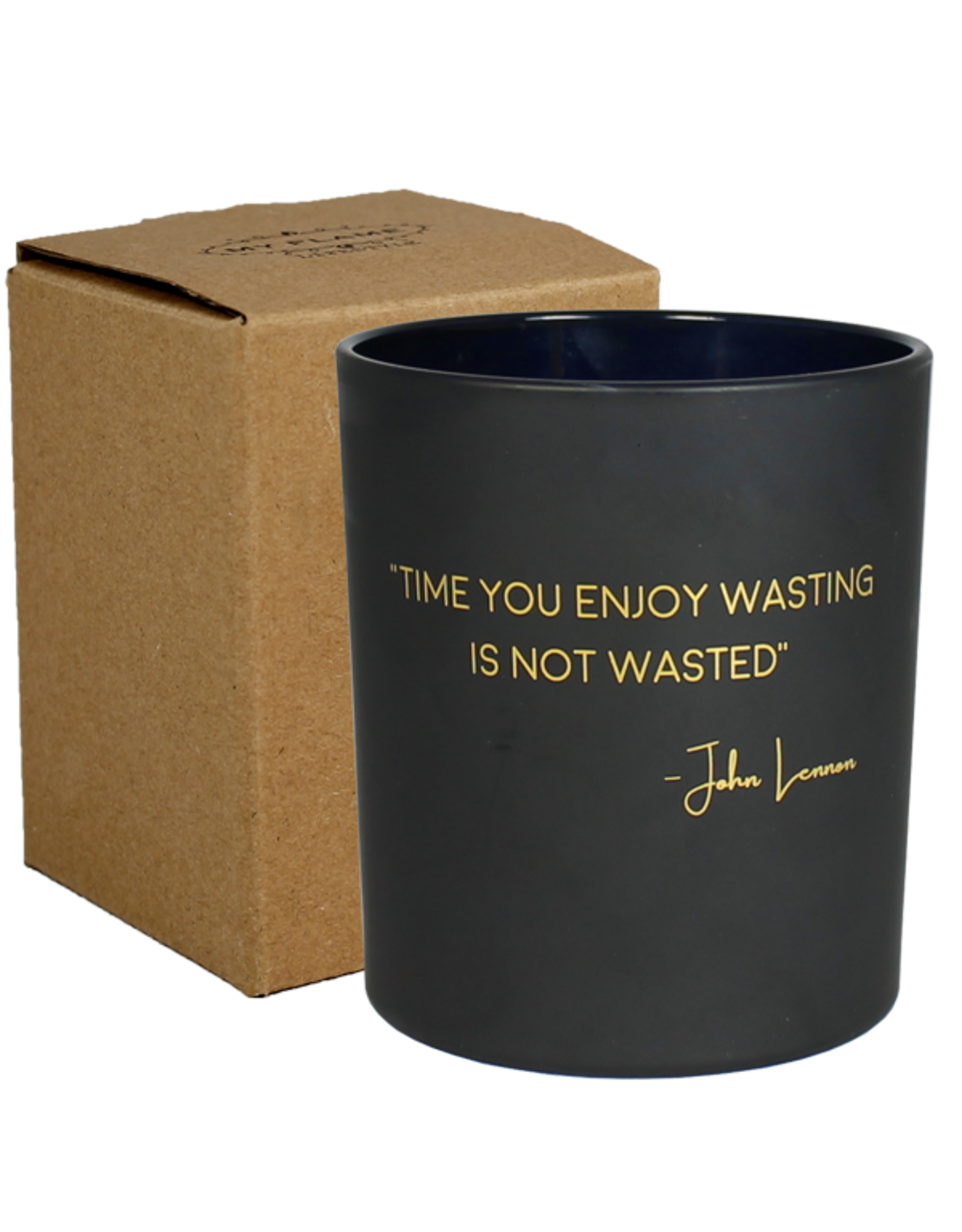 My flame Lifestyle Sojakaars | Time you Enjoy wasting is not wasted | John Lennon |Geur : Warm Cashmere