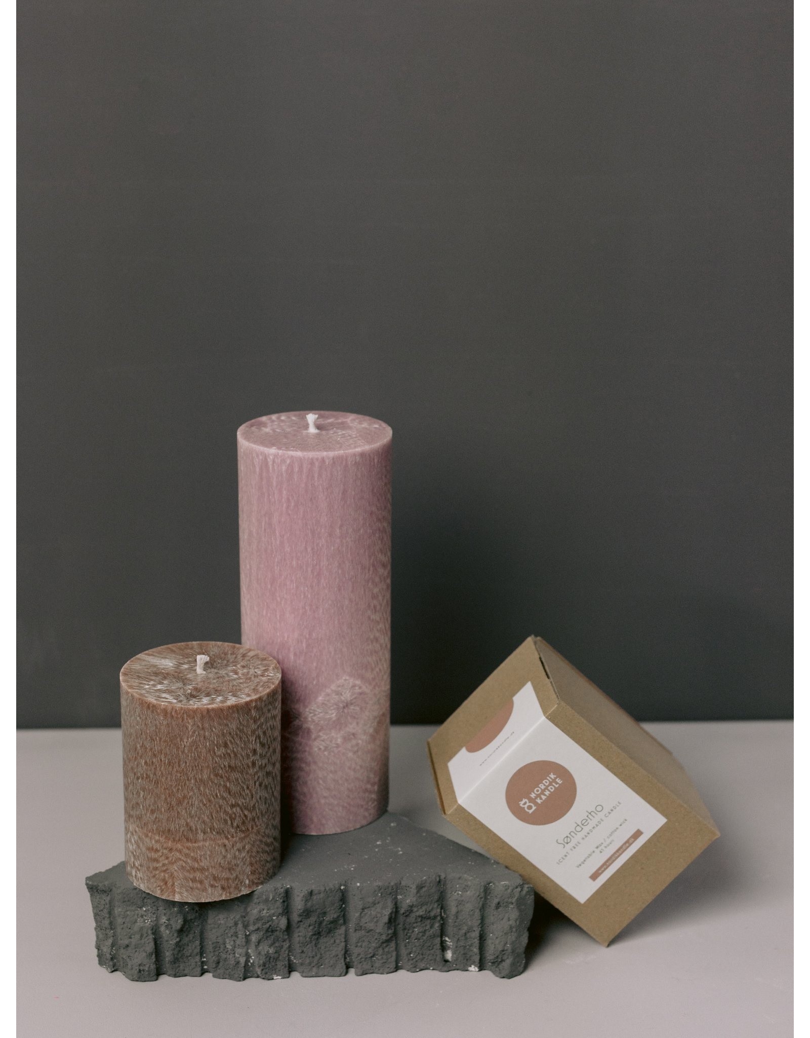 NORDIK KANDLE Stompkaars | Nordik Kandle | Palmwas | Hornbaek