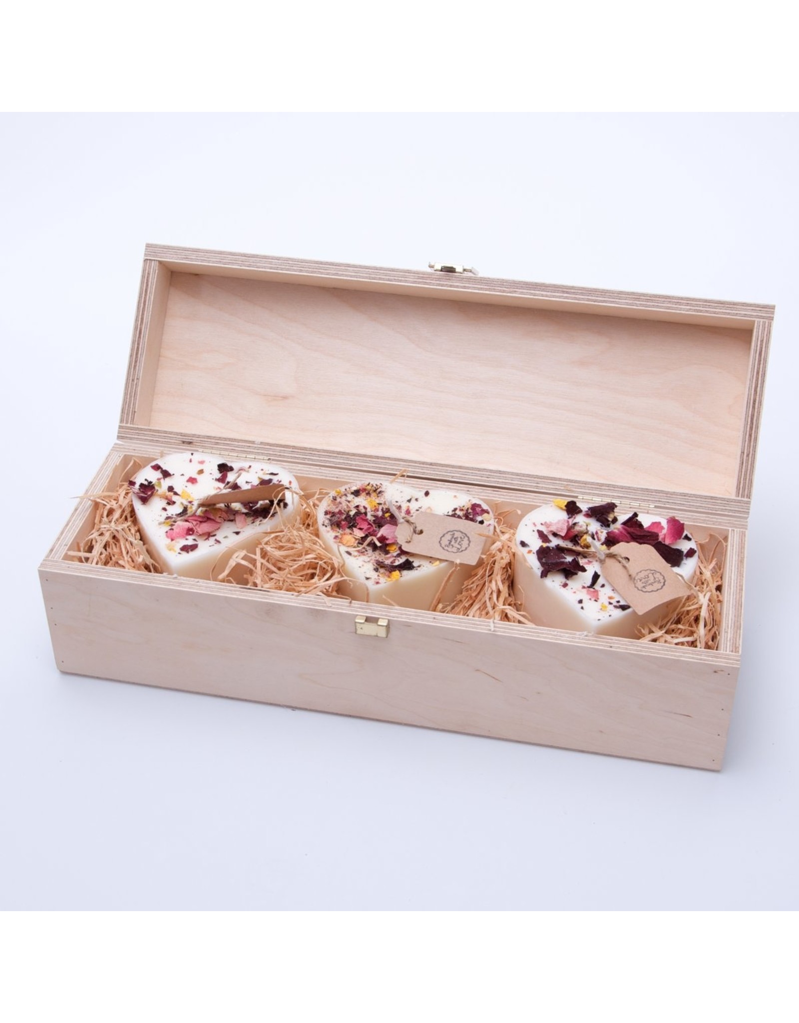 Beauty Scents geurkaarsen Cadeaubox  | Hartvormige Geurkaarsenset | Beauty Scents