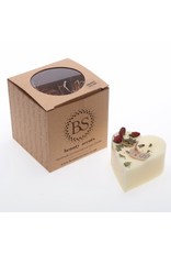 Beauty Scents geurkaarsen Soja geurkaars in hartvorm  met rozenknoppen| Beauty Scents
