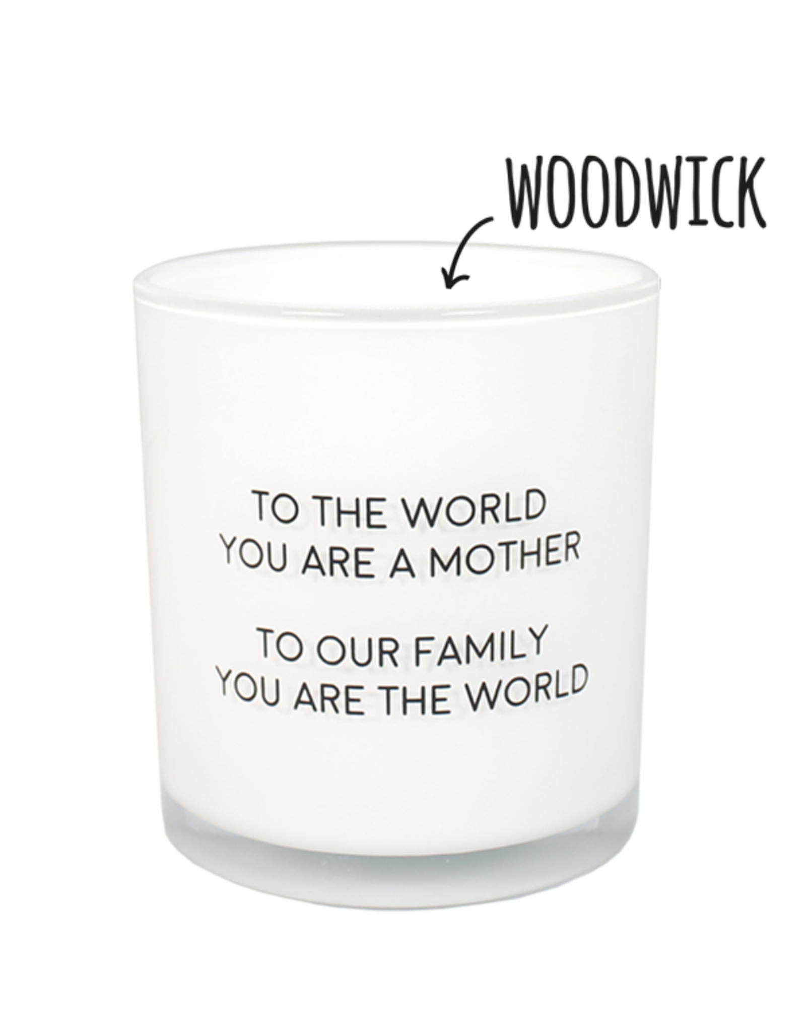 My flame Lifestyle  Sojakaars met houten lont  | You are the world | Fresh  Cotton