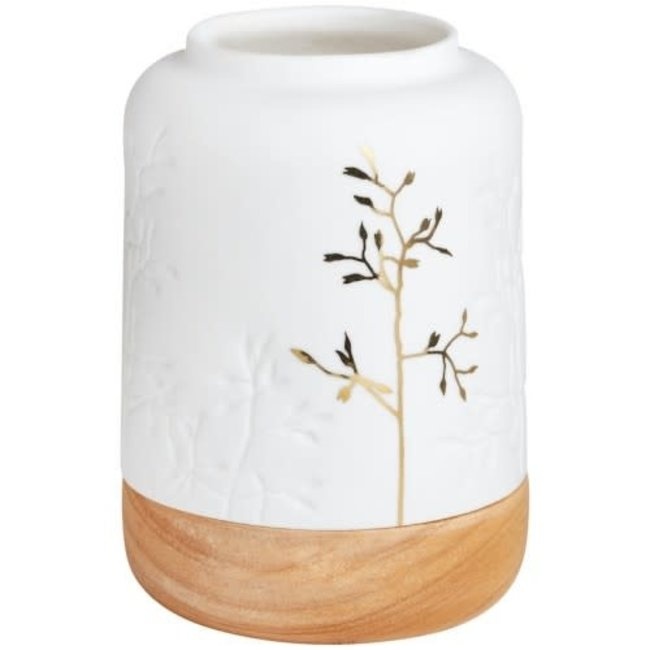 Räder vaas wit porselein bloemen | ZIN Aan Tafel
