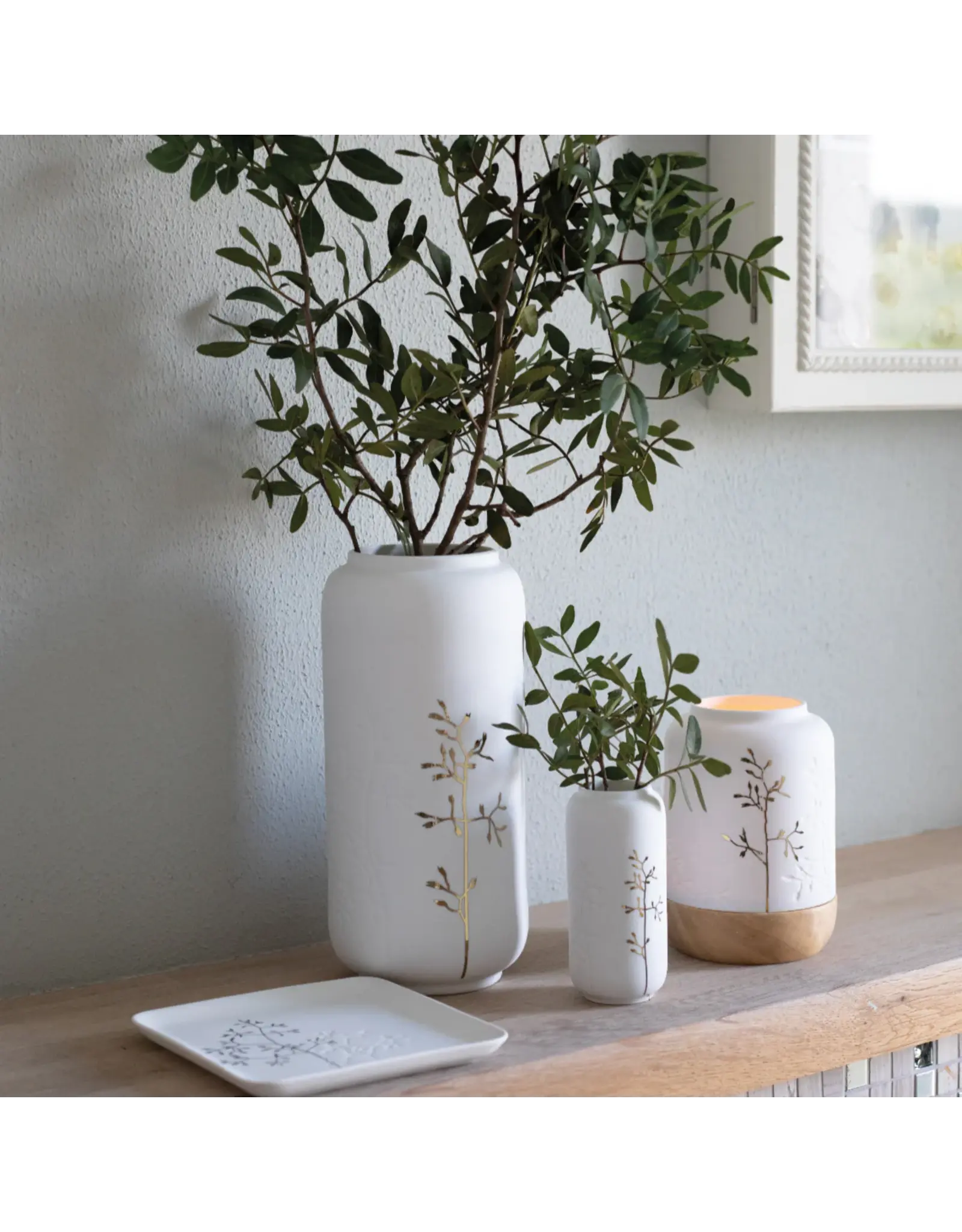 Räder Windlicht gold twig light | S | Porselein | Räder