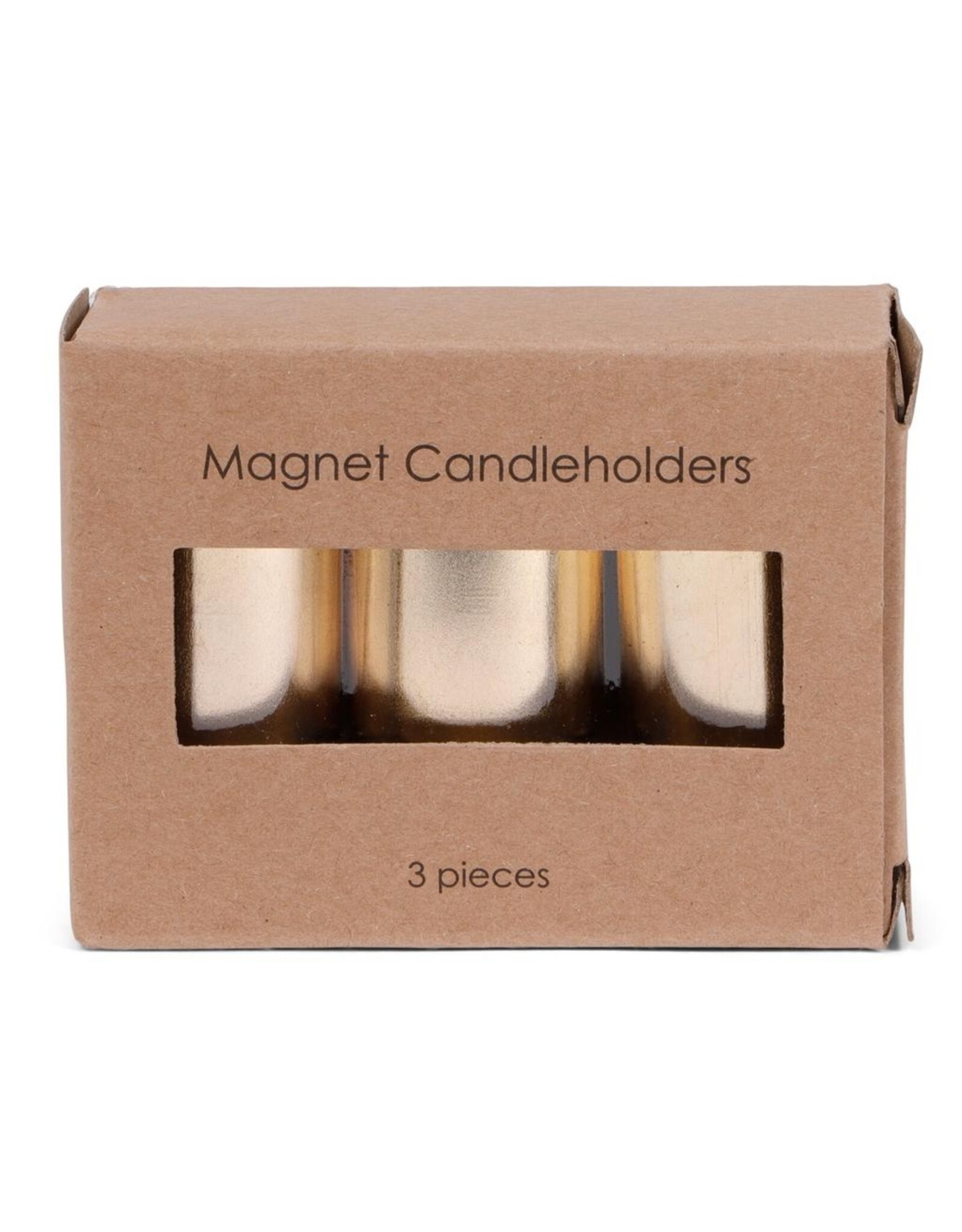 Magnetische Kaarshouders | goud | Senza