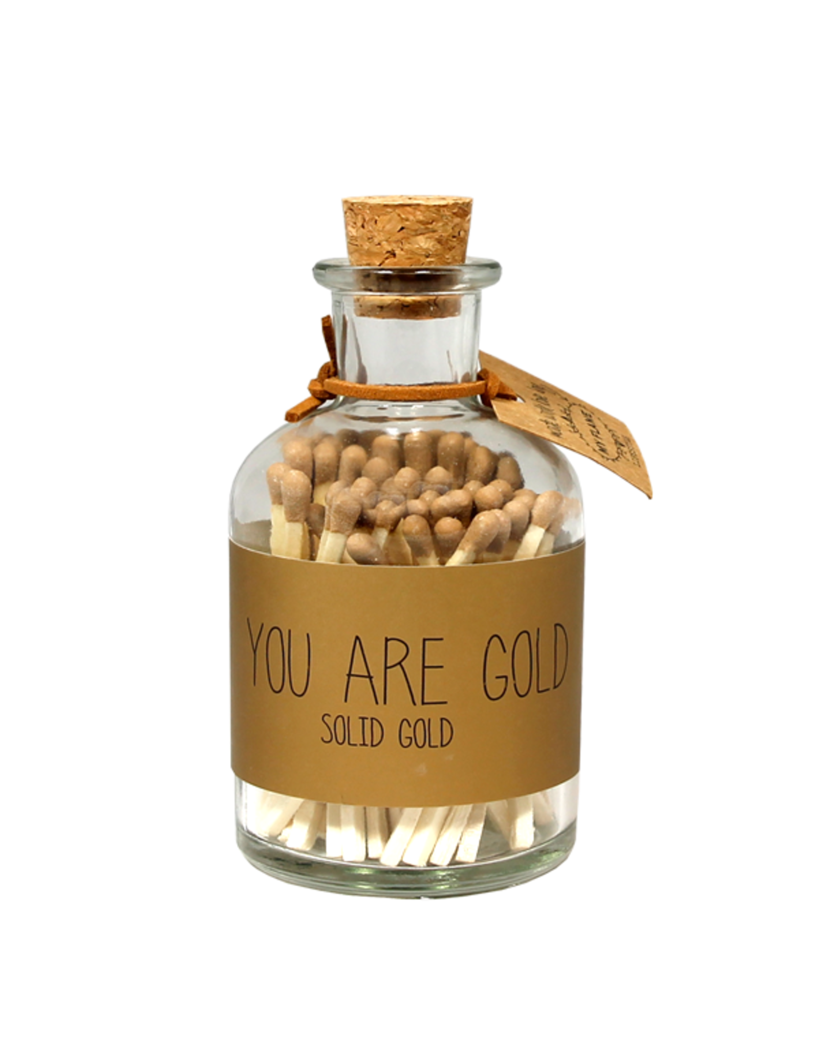 My flame Lifestyle Lucifers | Goud  | You are gold | My flame
