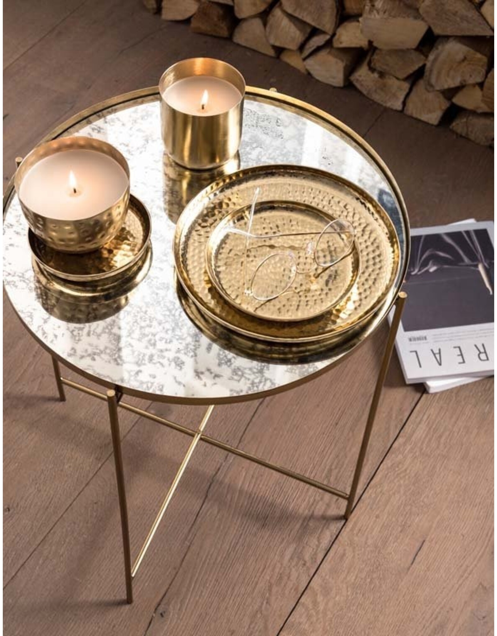 vtwonen Gouden tray | 12 cm | Vtwonen