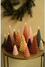 Rustik Lys Kerstboom kaars | Goud | Rustikl Lys