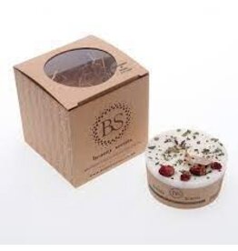 Beauty Scents geurkaarsen Soja geurkaars met rozenblaadjes | M | Beauty Scents