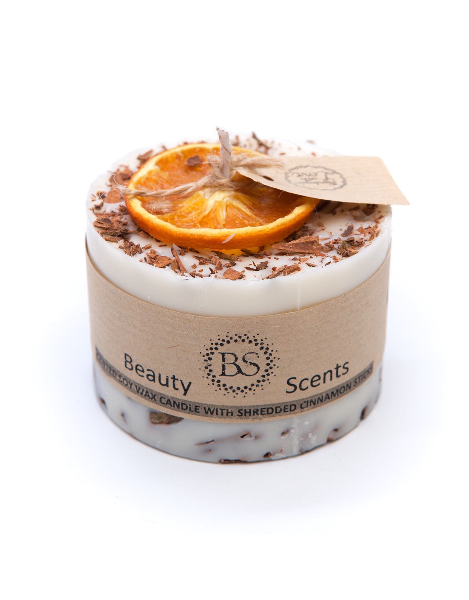 Beauty Scents Soja geurkaars met geraspte kaneel | M | Beauty Scents