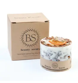 Beauty Scents geurkaarsen Geurkaarsen met geraspte kaneel | L | Beauty Scents