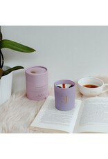 Geurkaars met edelsteen  | Amethist | Succes | Soul Collectie | ExclusJess