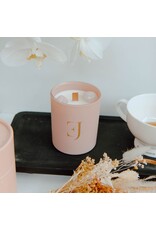 Geurkaars met edelsteen  | Rozenkwarts | Love | Soul Collectie | ExclusJess