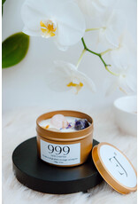 Geurkaars met edelstenen | 999  | Manifest Candle | ExclusJess