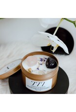 Geurkaars met edelstenen | 777 | Manifest Candle | ExclusJess
