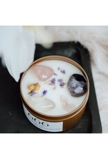 Geurkaars met edelstenen | 666 | Manifest Candle | ExclusJess