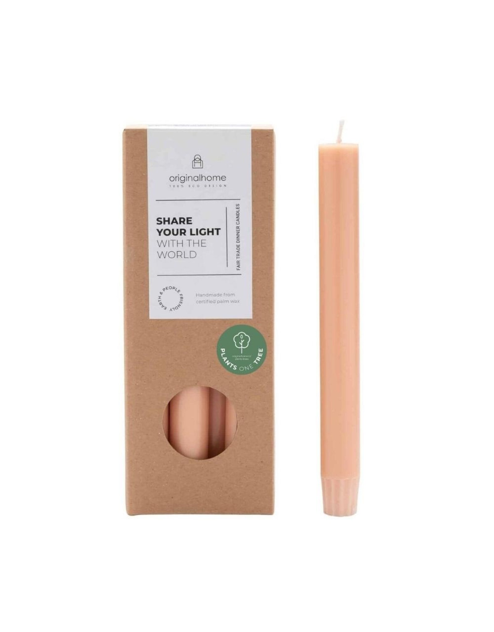 Original Home Dinerkaarsen | Original Home |Peach