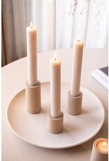 Home Society Kandelaar dinerkaars XL | Ravi L | Beige | Home Society