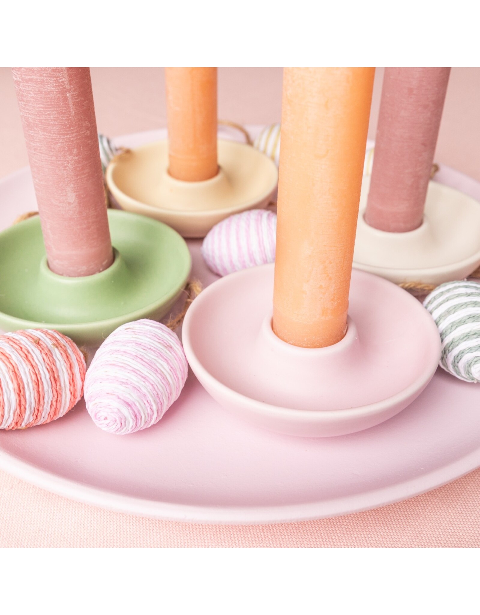 Home Society XL Led dinerkaars met afstandsbediening | Peach | Home Society