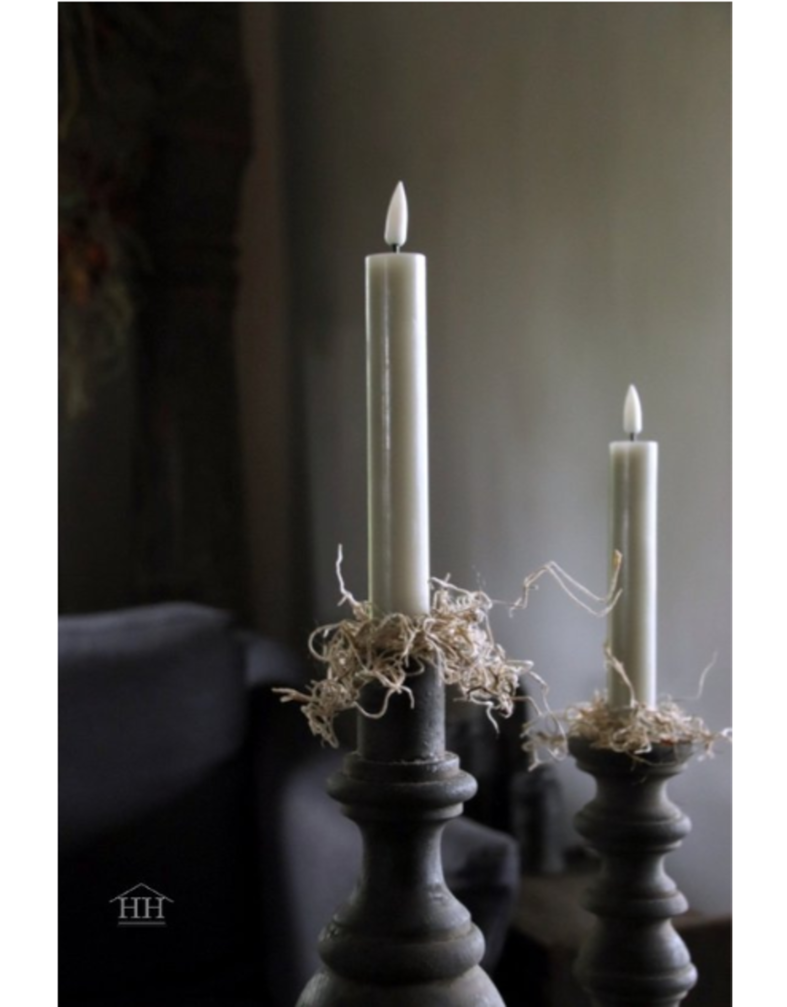 Deluxe Homeart Led kaars Led dinerkaars  | Sand | Deluxe Homeart