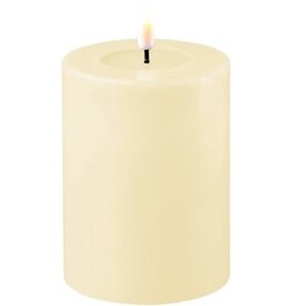 Deluxe Homeart Led kaars Led Stompkaars | 7.5 cm x  10 cm    | Cream | Deluxe Homeart