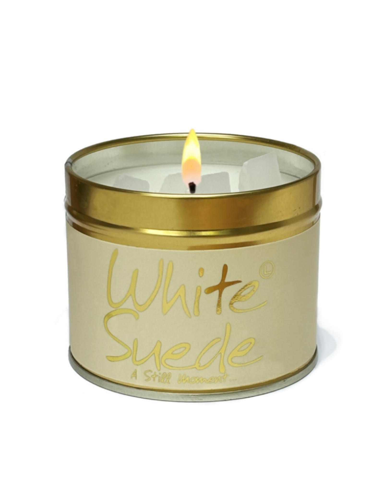 Lily-flame Geurkaarsen Geurkaars | Lily Flame  | White Suede